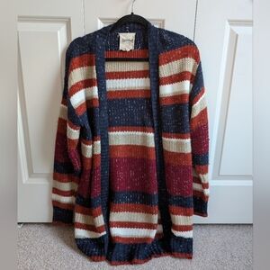 UpWest Striped Knit Cardigan